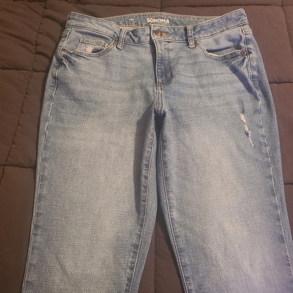 Sonoma Supersoft Stretch Midrise Skinny Jeans Size 18
